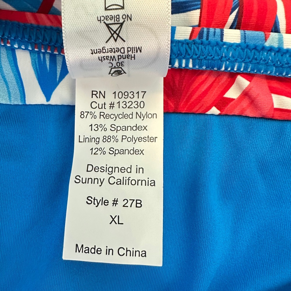 Sunsets American Dream Unforgettable Bikini Bottom XL Red White Blue Tropical - Picture 7 of 7